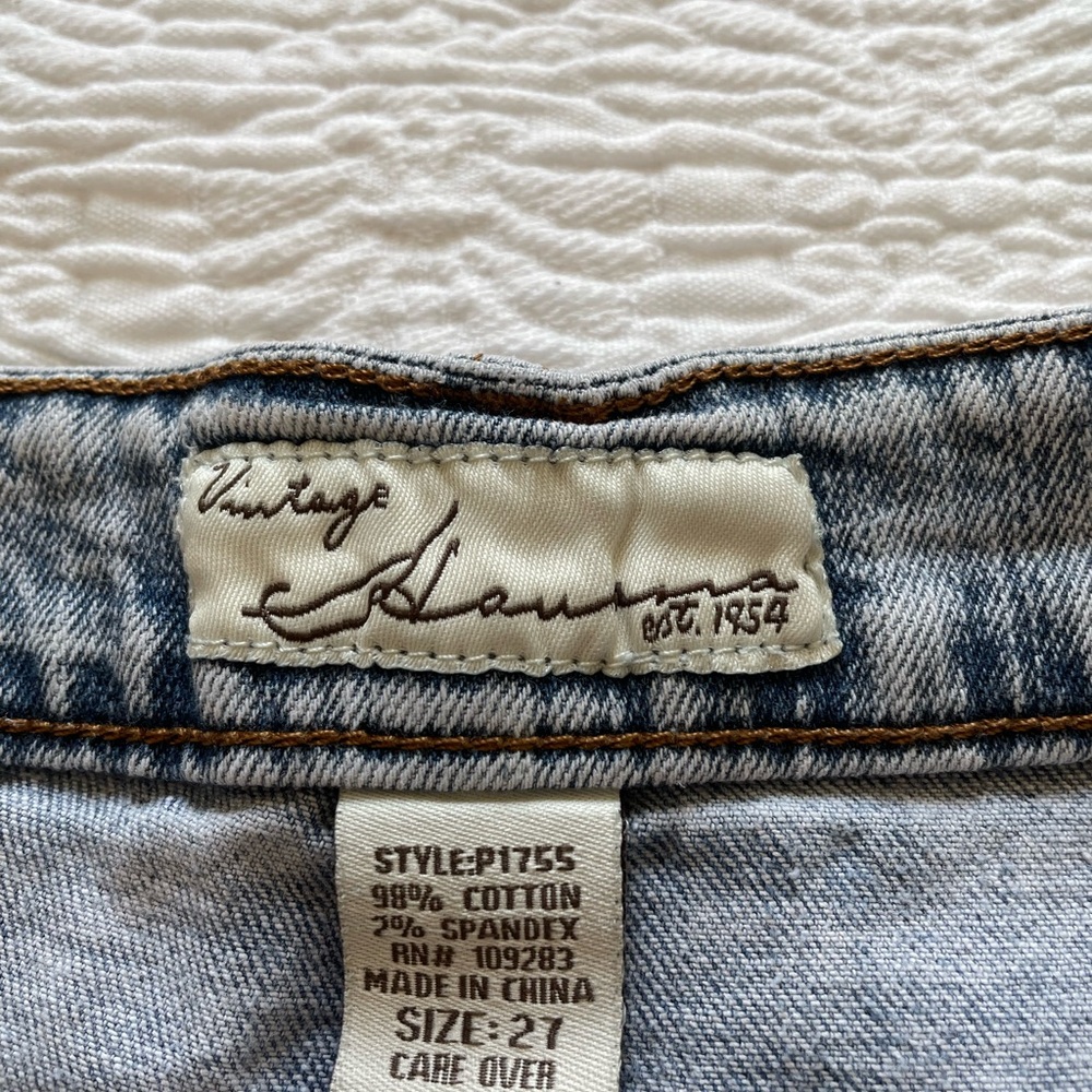 Vintage Havana Tassel Jean Shorts 27 - Picture 3 of 7